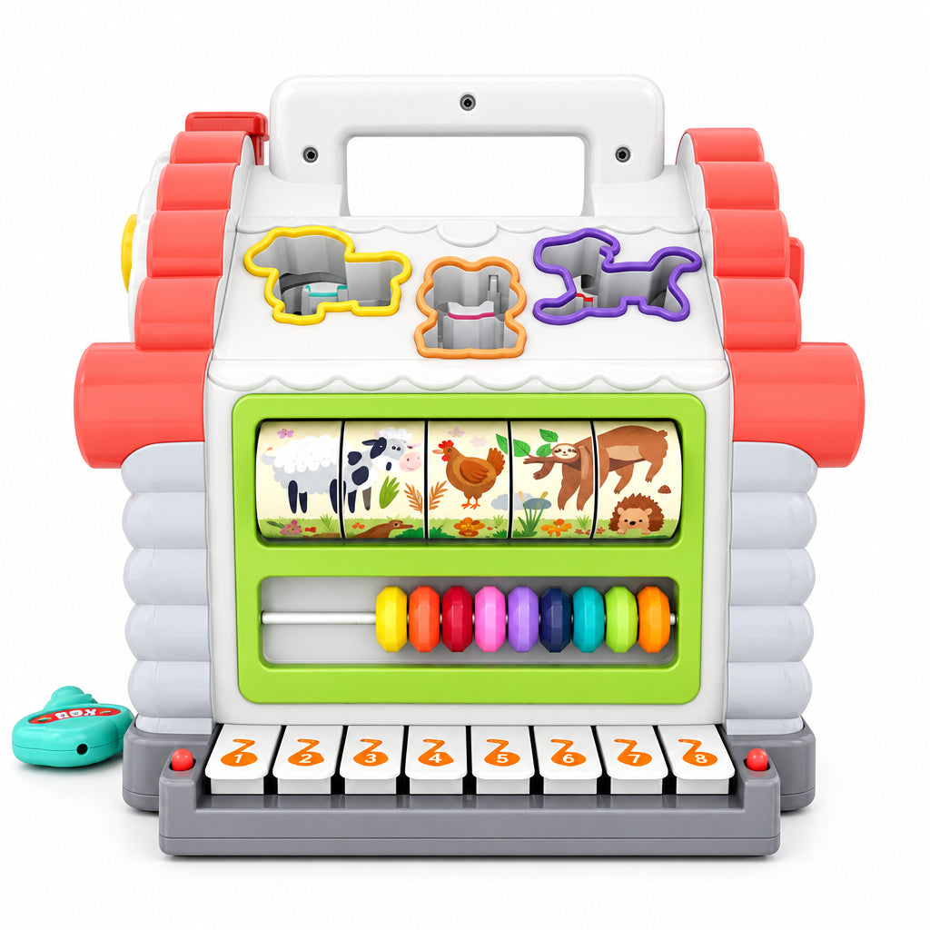 Hola Casuta Educativa a Animalutelor - Jucarie cu Sunete si Lumini
