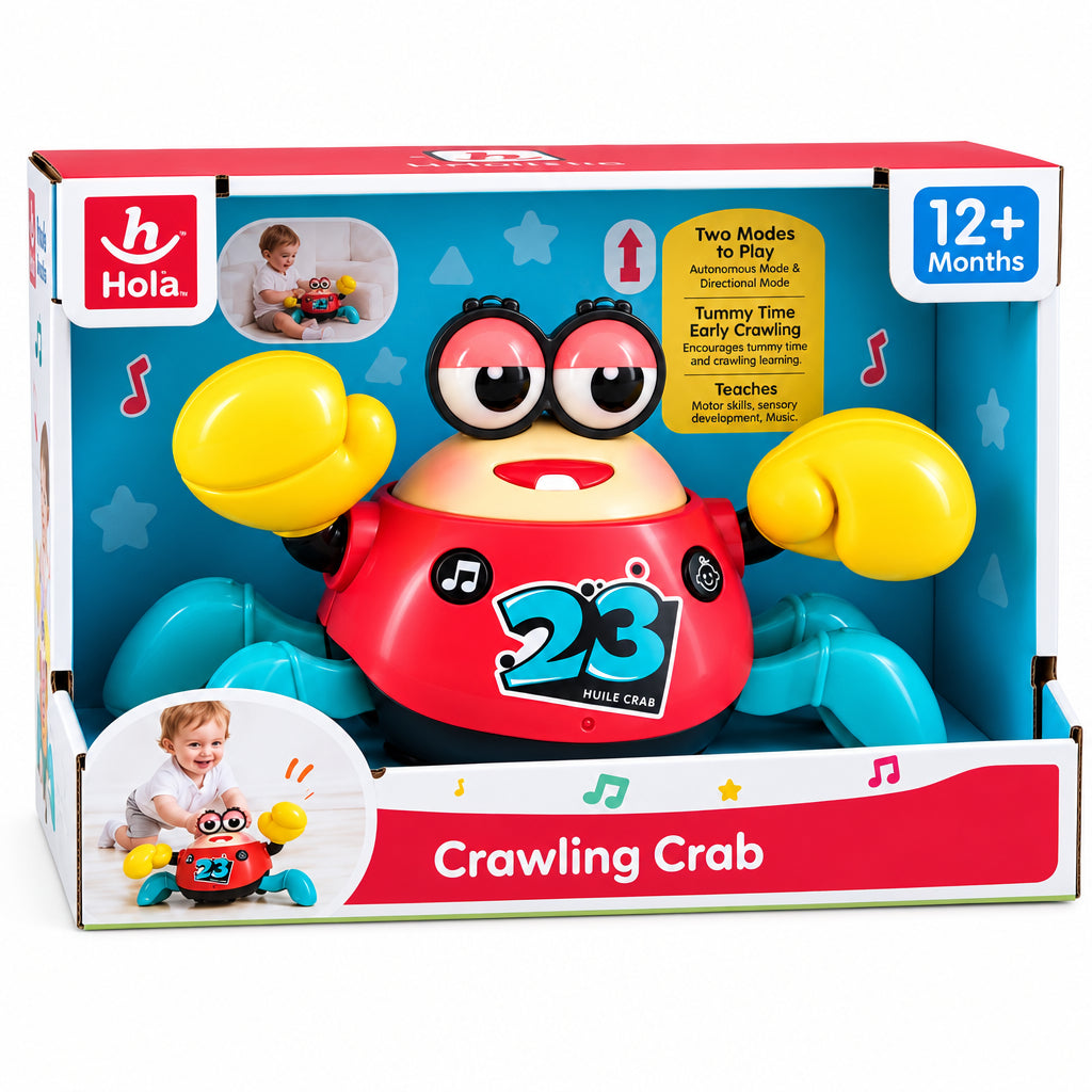 Hola Jucarie Interactiva cu Muzica si Lumini - Crab