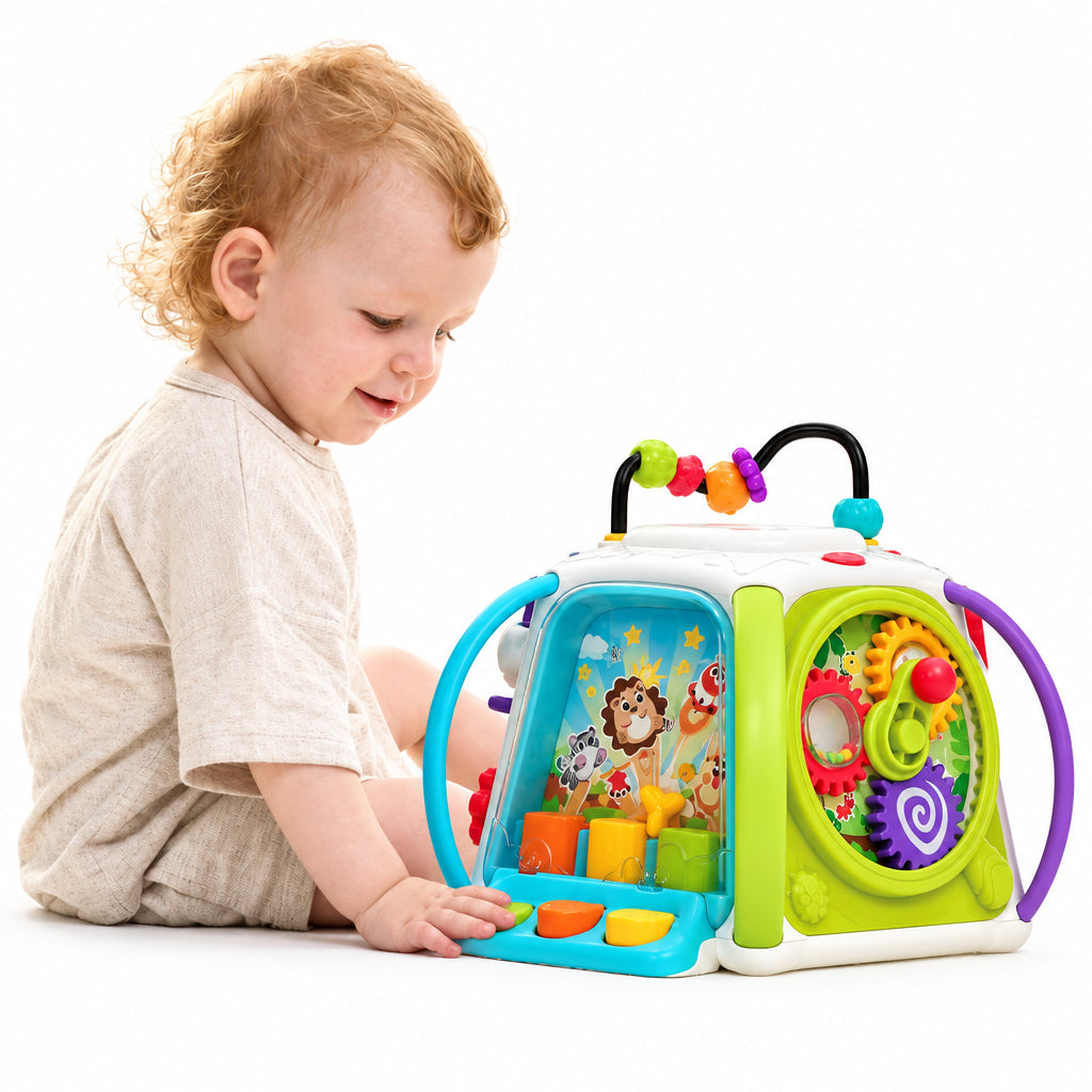 Hola Cub Interactiv Montessori - Jucarie Educativa Pentru Invatare Timpurie
