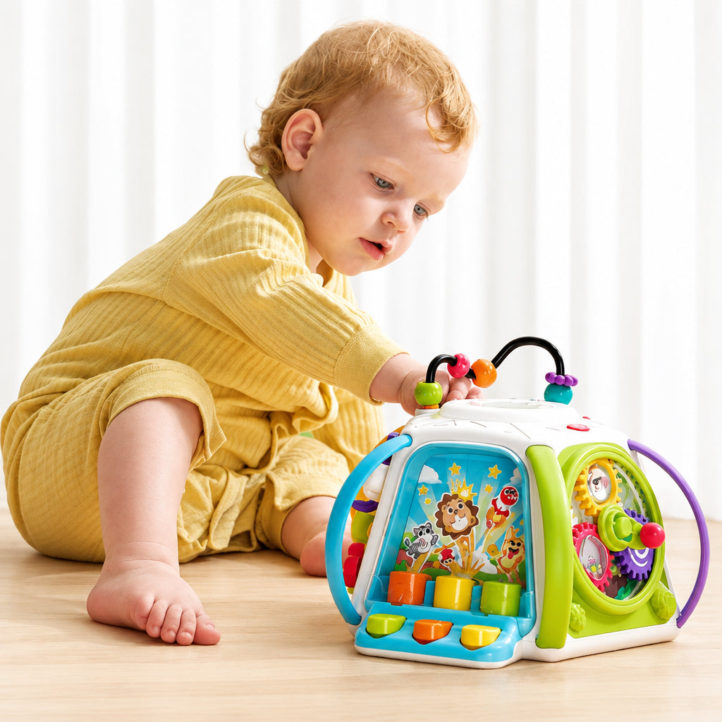 Hola Cub Interactiv Montessori - Jucarie Educativa Pentru Invatare Timpurie