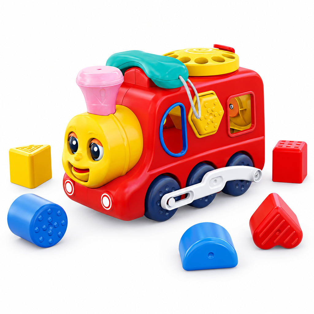 Hola Locomotiva Interactiva - Jucarie Educativa Pentru Invatare Timpurie