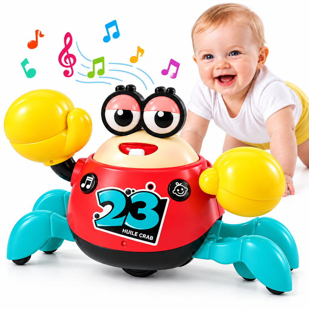 Hola Jucarie Interactiva cu Muzica si Lumini - Crab