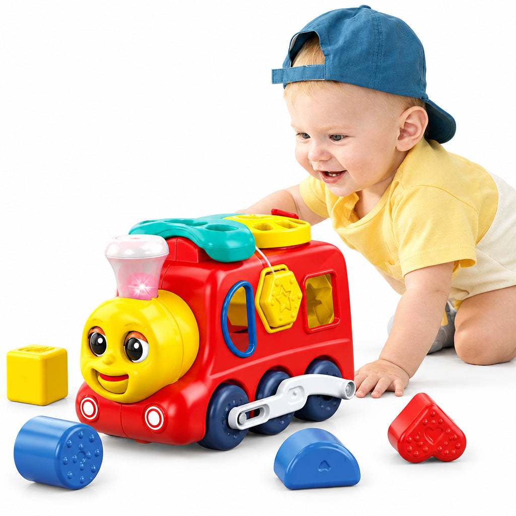 Hola Locomotiva Interactiva - Jucarie Educativa Pentru Invatare Timpurie