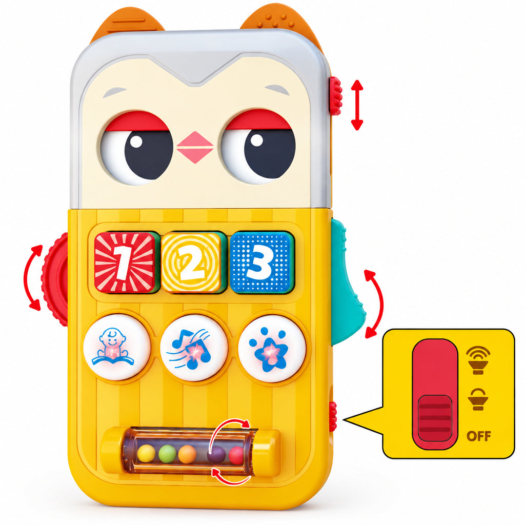 Hola Mini Tablita Educativa - Bufnita cu Muzica si Lumini