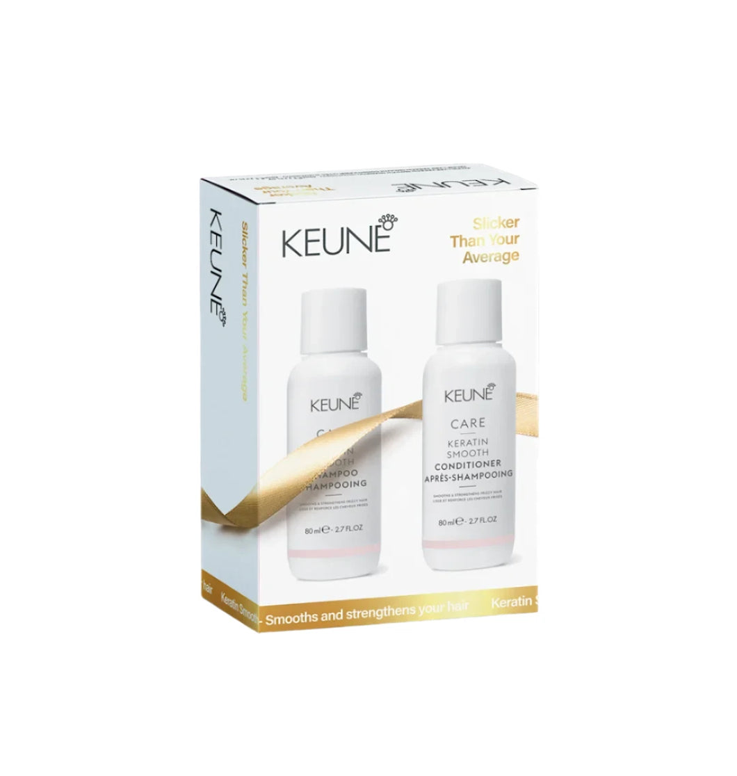 Keune Keratin Smooth - Set Sampon 80ml si Balsam 80ml