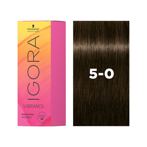 Schwarzkopf Professional Igora Vibrance 5-00 60ml - Vopsea Lichida Demi-Permanenta