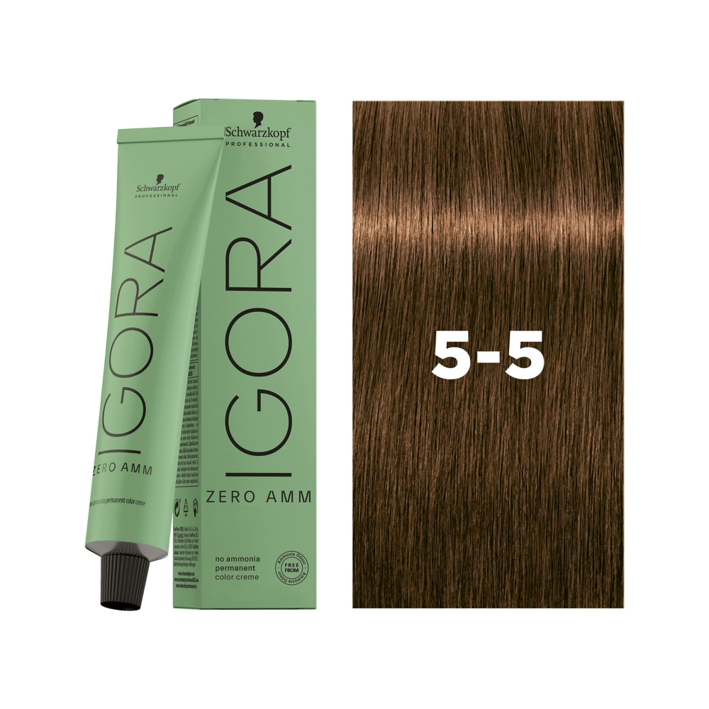 Schwarzkopf Professional Igora Zero AMM 5-5 60ml - Vopsea Permanenta Fara Amoniac