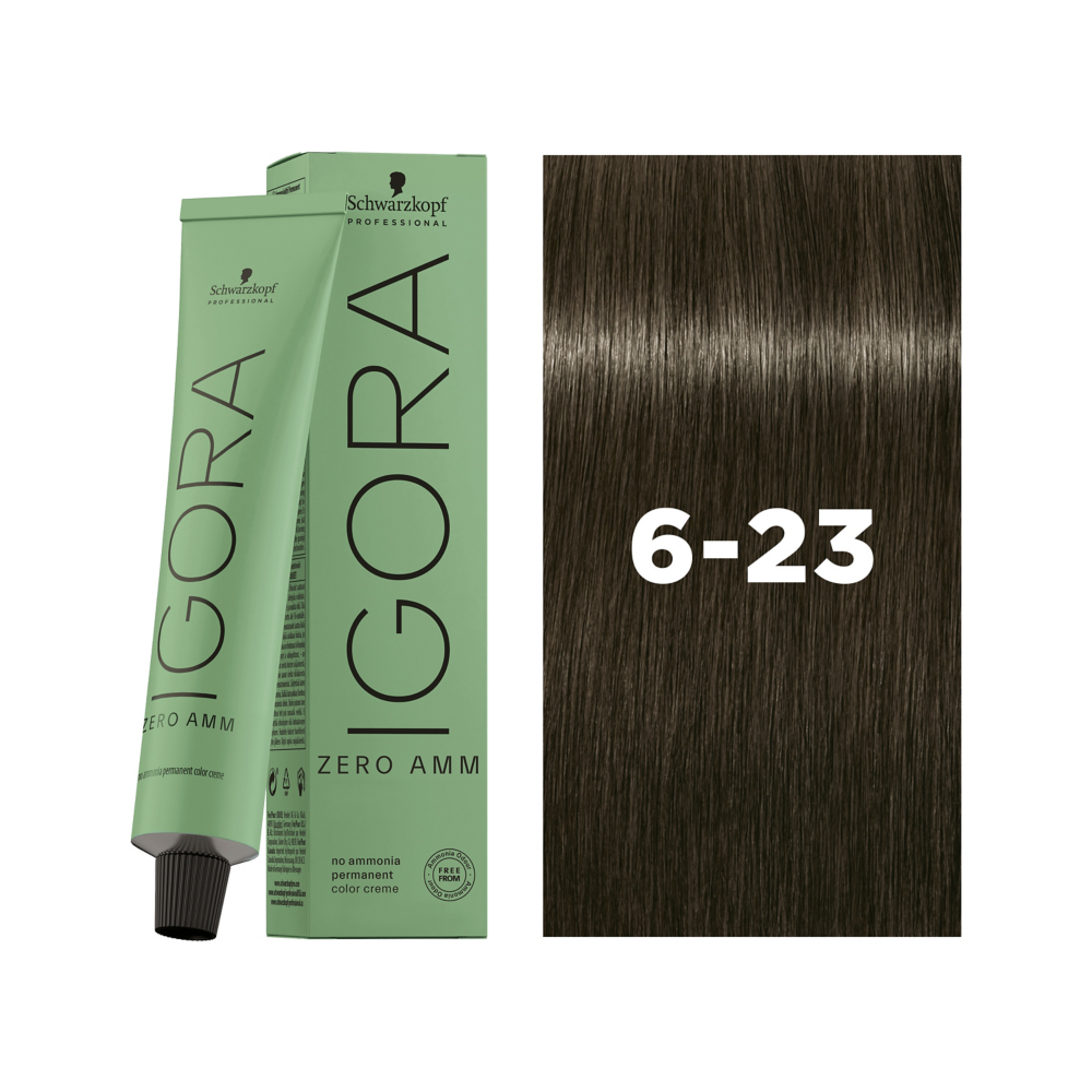 Schwarzkopf Professional Igora Zero AMM 6-23 60ml - Vopsea Permanenta Fara Amoniac