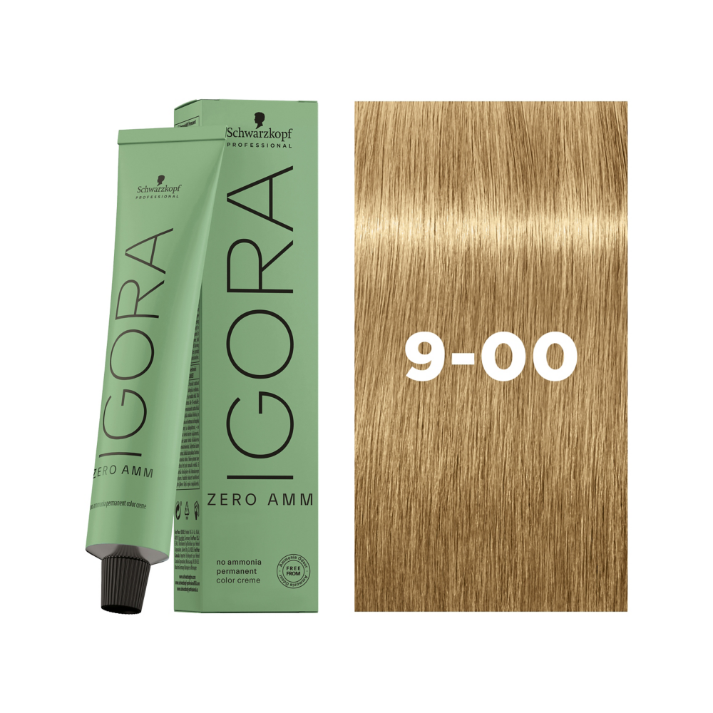 Schwarzkopf Professional Igora Zero AMM 9-00 60ml - Vopsea Permanenta Fara Amoniac