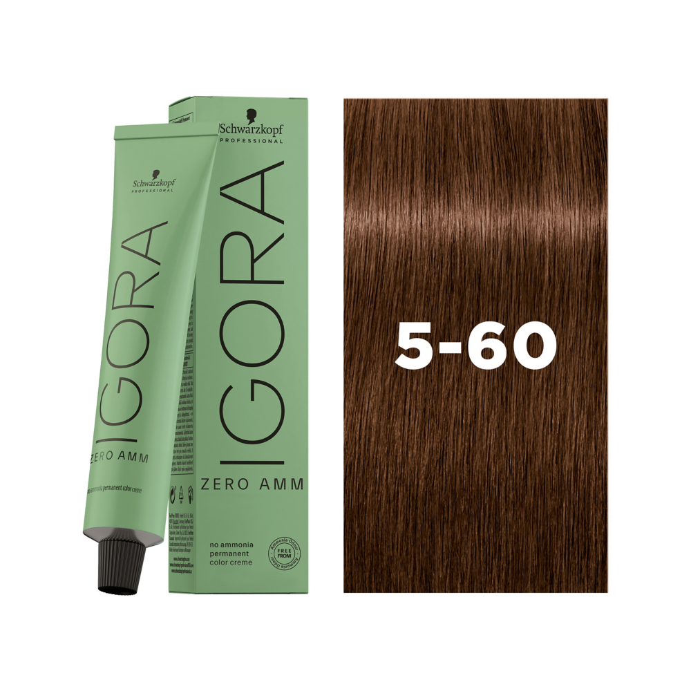 Schwarzkopf Professional Igora Zero AMM 5-60 60ml - Vopsea Permanenta Fara Amoniac