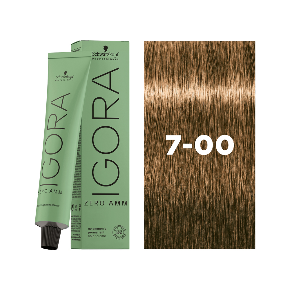 Schwarzkopf Professional Igora Zero AMM 7-00 60ml - Vopsea Permanenta Fara Amoniac