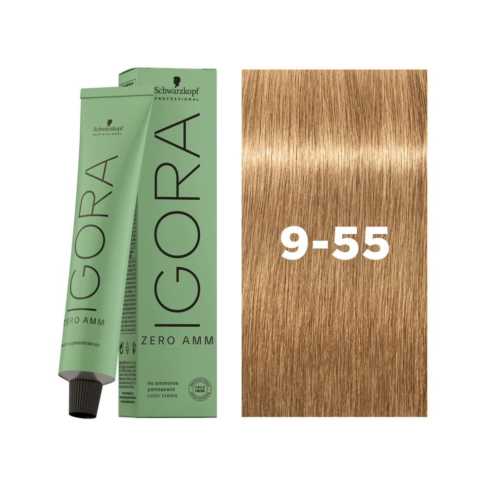 Schwarzkopf Professional Igora Zero AMM 9-55 60ml - Vopsea Permanenta Fara Amoniac