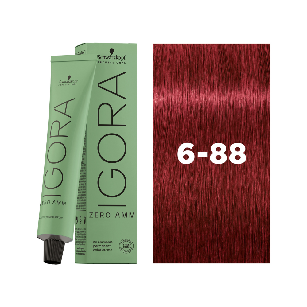 Schwarzkopf Professional Igora Zero AMM 6-88 60ml - Vopsea Permanenta Fara Amoniac