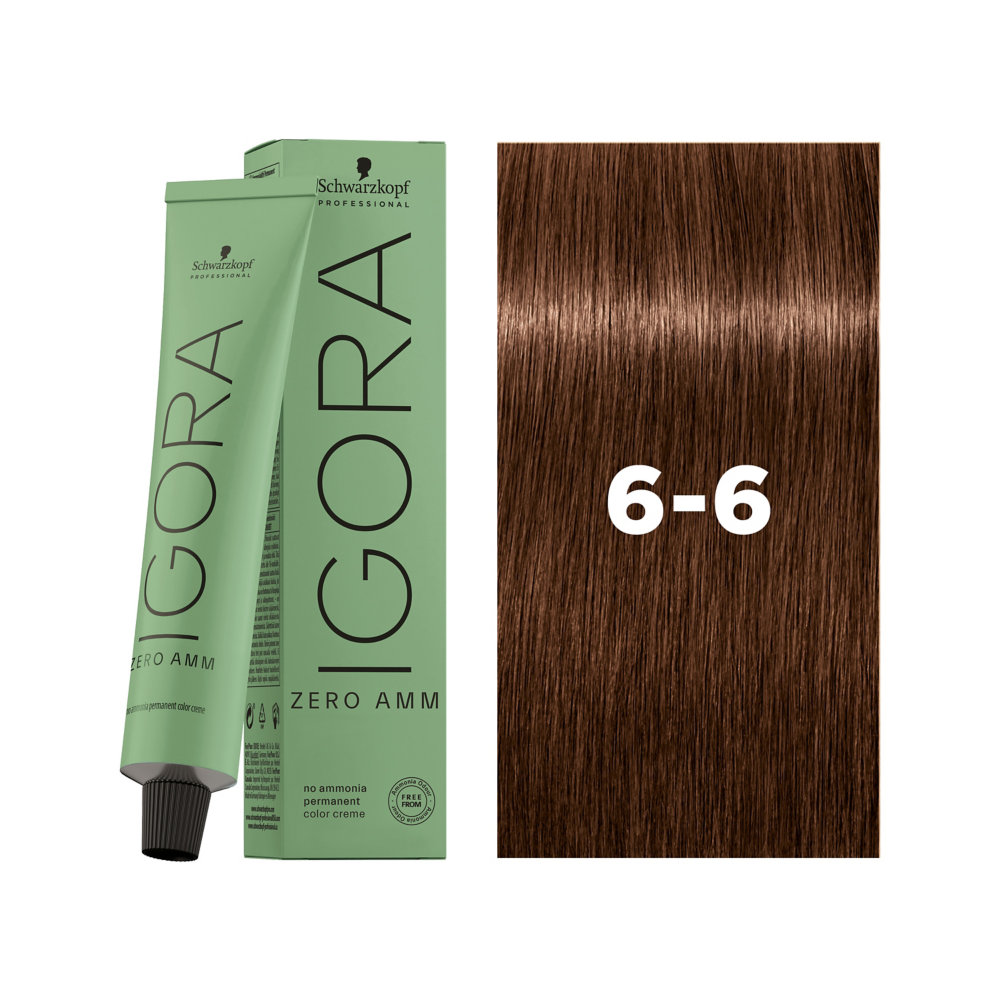 Schwarzkopf Professional Igora Zero AMM 6-6 60ml - Vopsea Permanenta Fara Amoniac