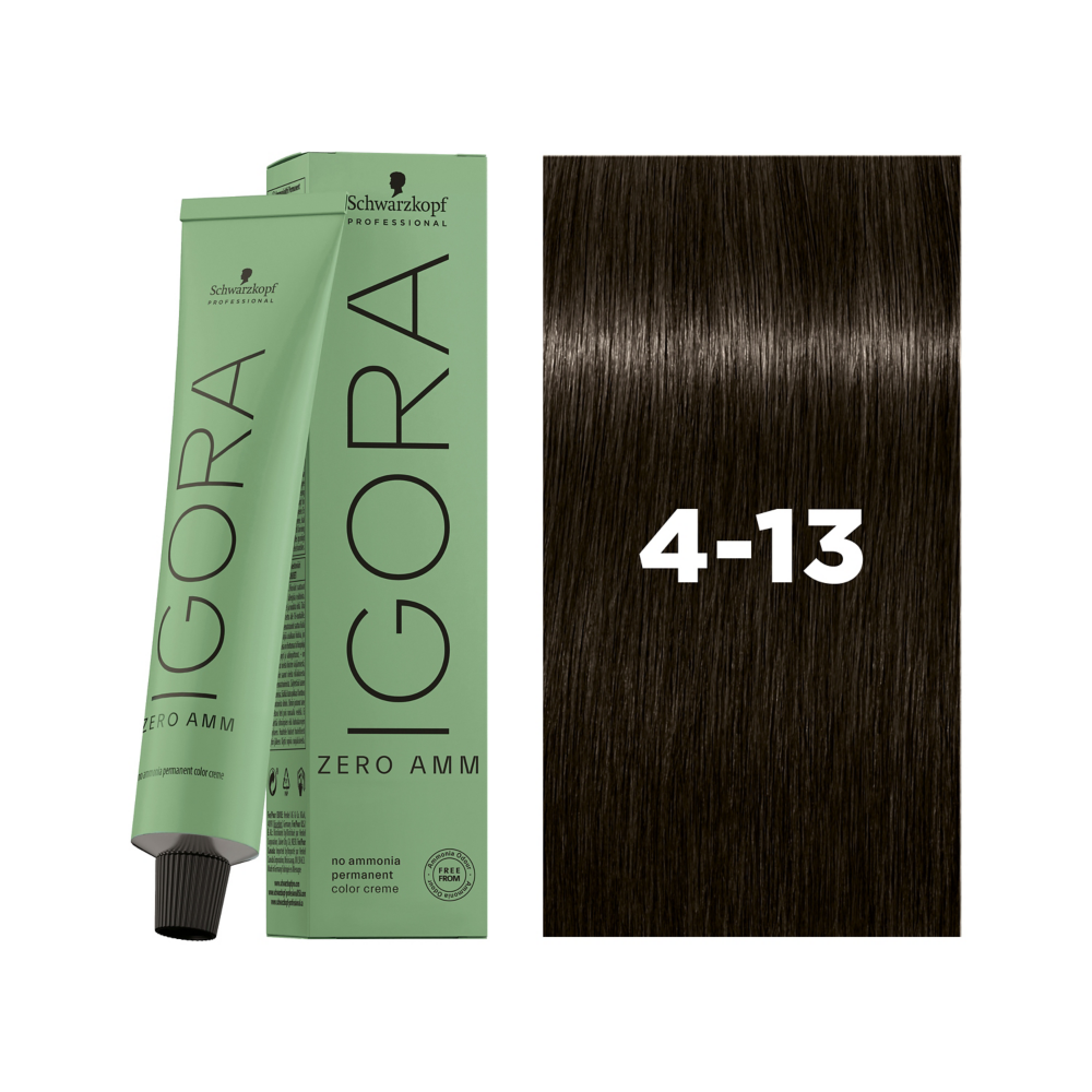 Schwarzkopf Professional Igora Zero AMM 4-13 60ml - Vopsea Permanenta Fara Amoniac