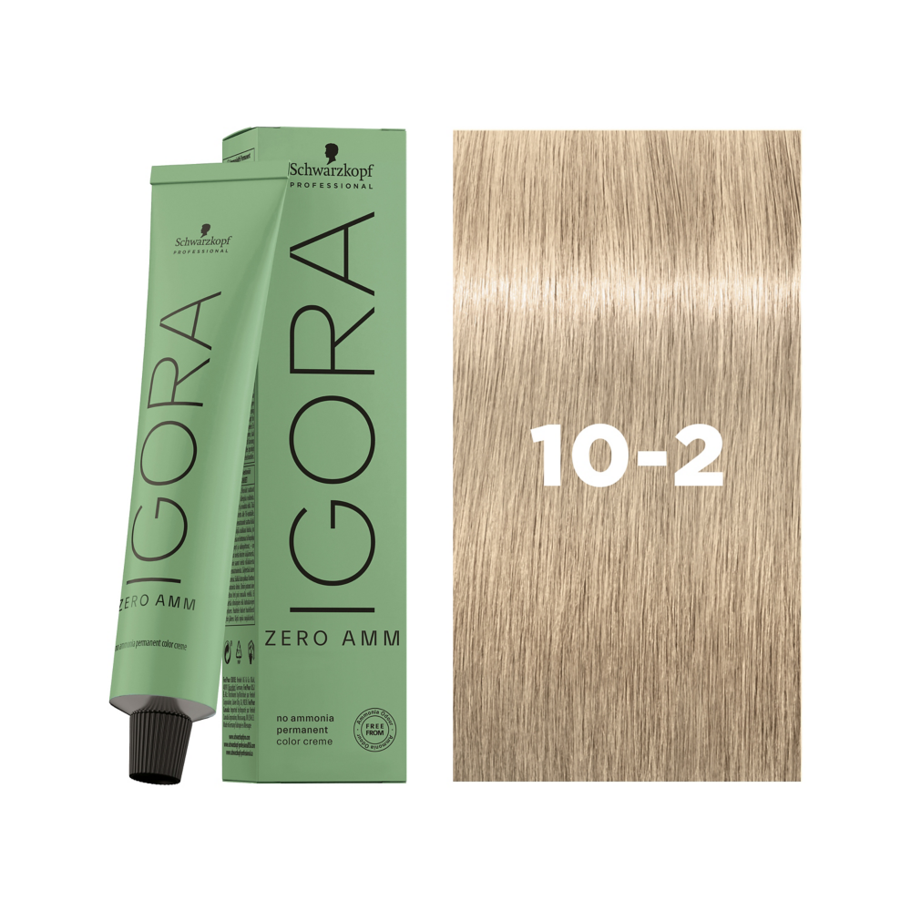 Schwarzkopf Professional Igora Zero AMM 10-2 60ml - Vopsea Permanenta Fara Amoniac