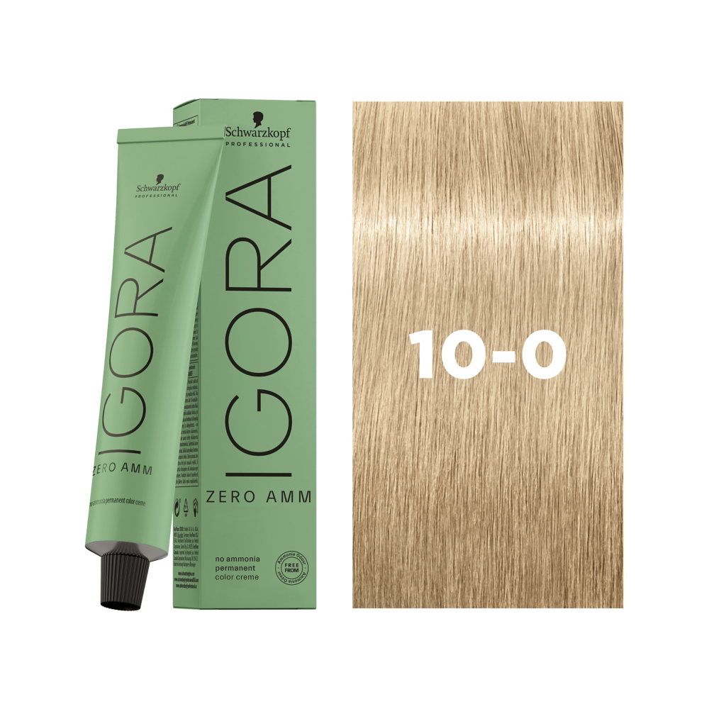 Schwarzkopf Professional Igora Zero AMM 10-0 60ml - Vopsea Permanenta Fara Amoniac