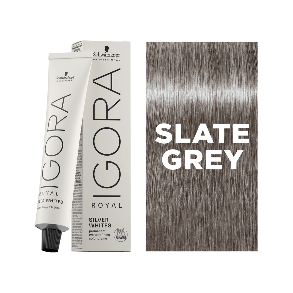 Schwarzkopf Professional Igora Royal Absolutes SilverWhite Slate Grey 60ml - Vopsea Permanenta