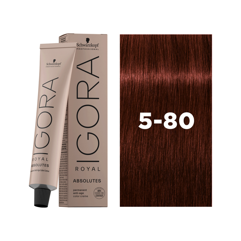 Schwarzkopf Professional Igora Royal Absolutes 5-80 60ml - Vopsea Permanenta