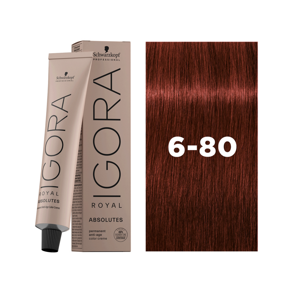 Schwarzkopf Professional Igora Royal Absolutes 6-80 60ml - Vopsea Permanenta