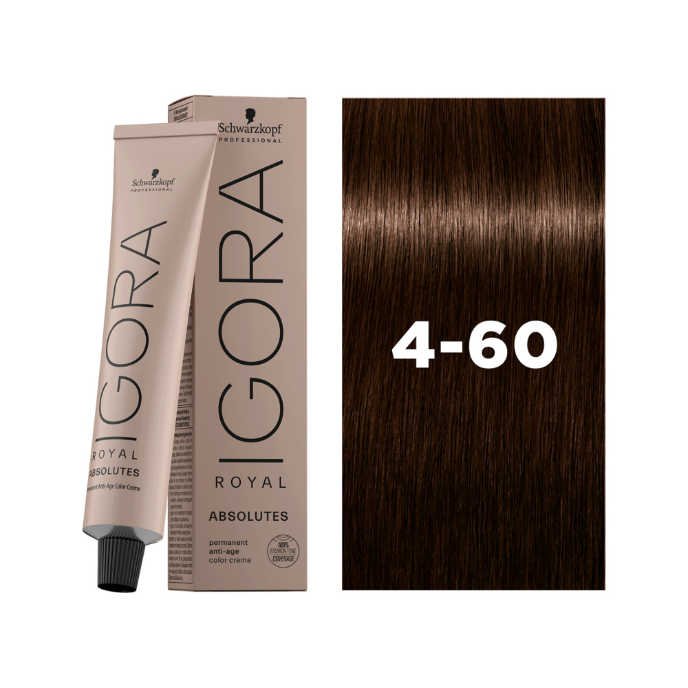 Schwarzkopf Professional Igora Royal Absolutes 4-60 60ml - Vopsea Permanenta