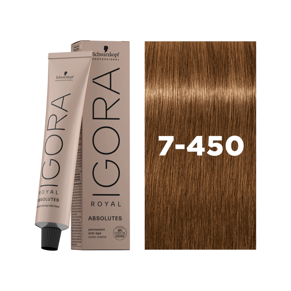 Schwarzkopf Professional Igora Royal Absolutes 7-450 60ml - Vopsea Permanenta