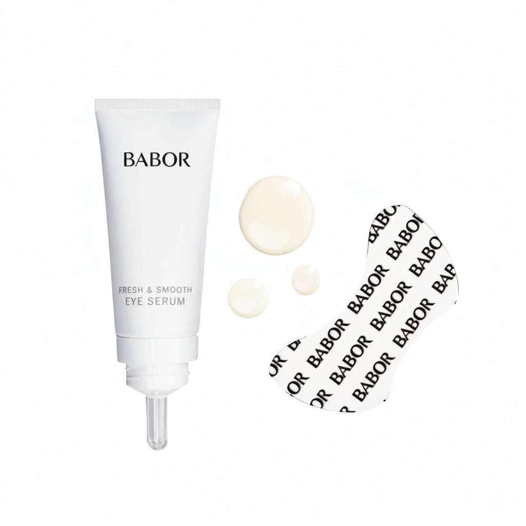 Babor Instant Fresh & Smooth Eye Serum + Patches - Ser si Patch Pentru Conturul Ochilor