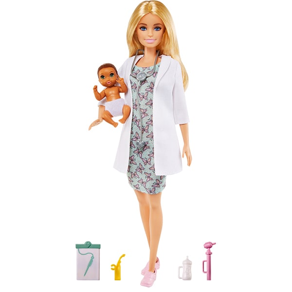 Barbie Papusa Doctor Pediatru 33cm