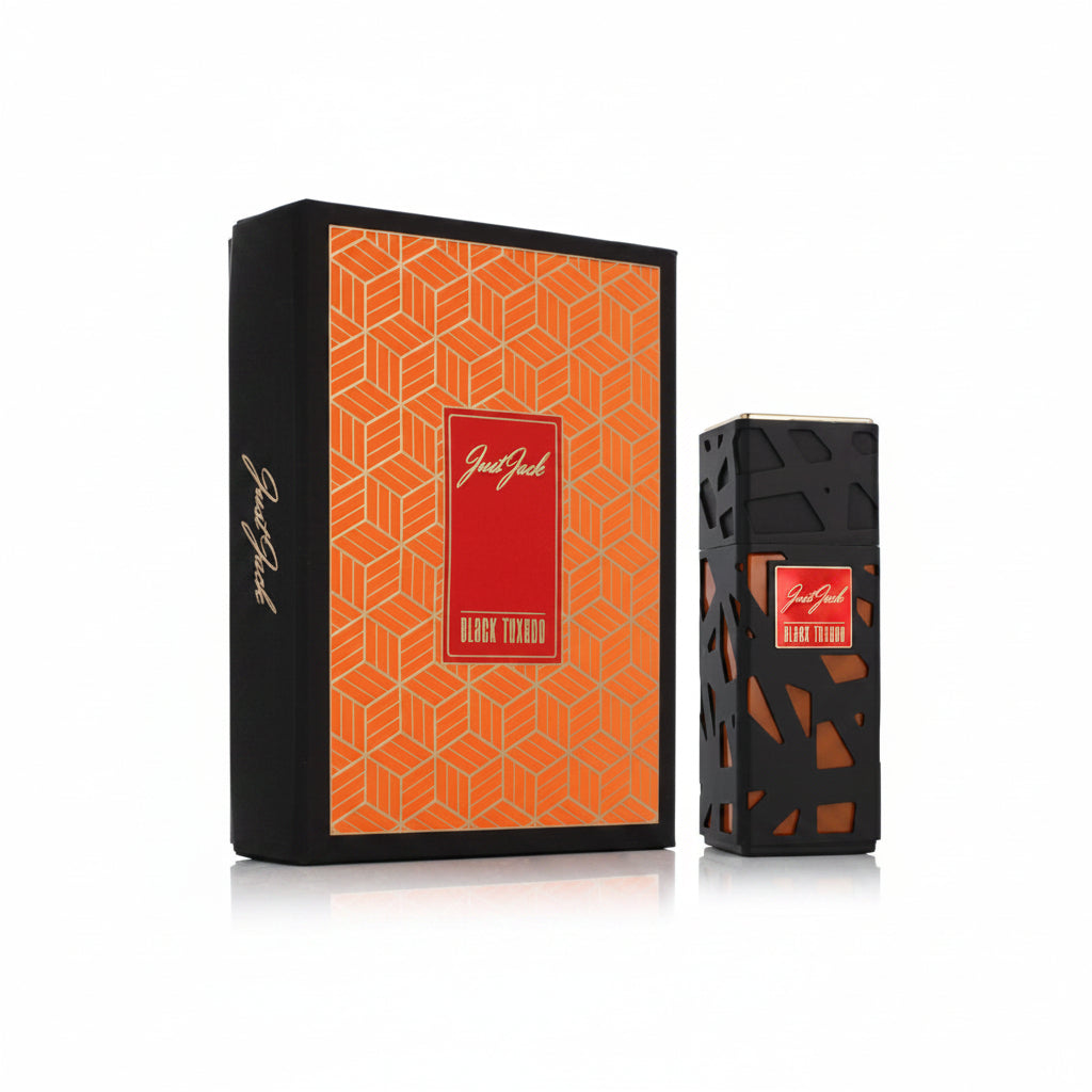 Just Jack Black Tuxedo 100ml – un parfum modern si sofisticat, cu o structura fructat-florala eleganta, echilibrata de o baza lemnoasa si moscata.