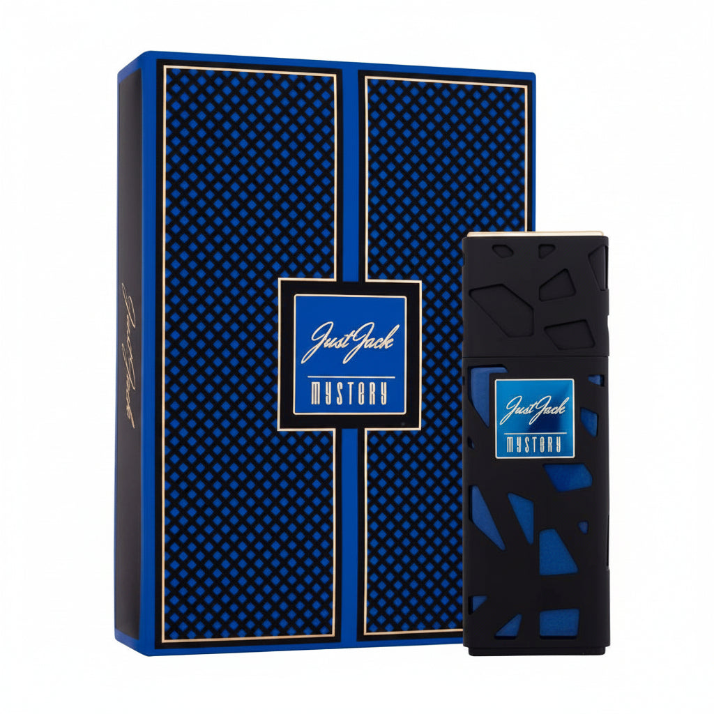 Just Jack Mystery 100ml – un parfum masculin intens si misterios, cu un caracter oriental-gurmand si lemnos, creat pentru a lasa o impresie puternica si memorabila.