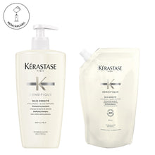 Încarcă imaginea în Galerie, Set Kérastase Densifique Bain Densite - Sampon Reincarcabil 500ml si Rezerva 500ml
