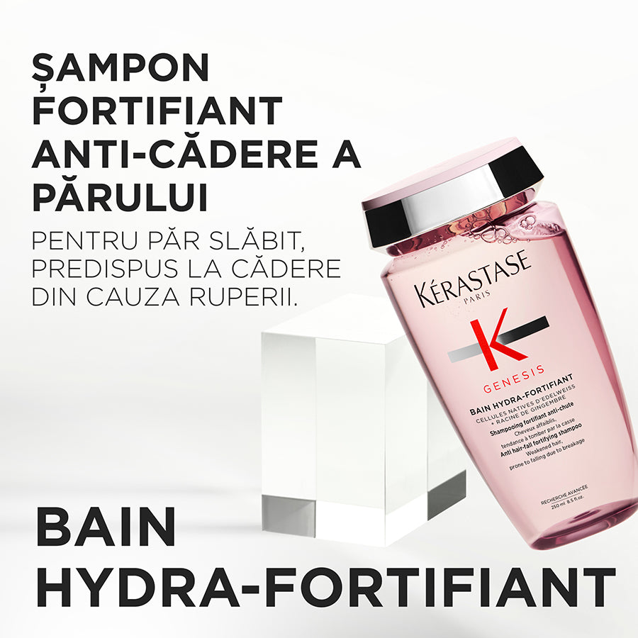 Kerastase Genesis Bain Hydra-Fortifiant 250ml - Sampon Pentru Par Gras Subtiat - Beauty Lounge