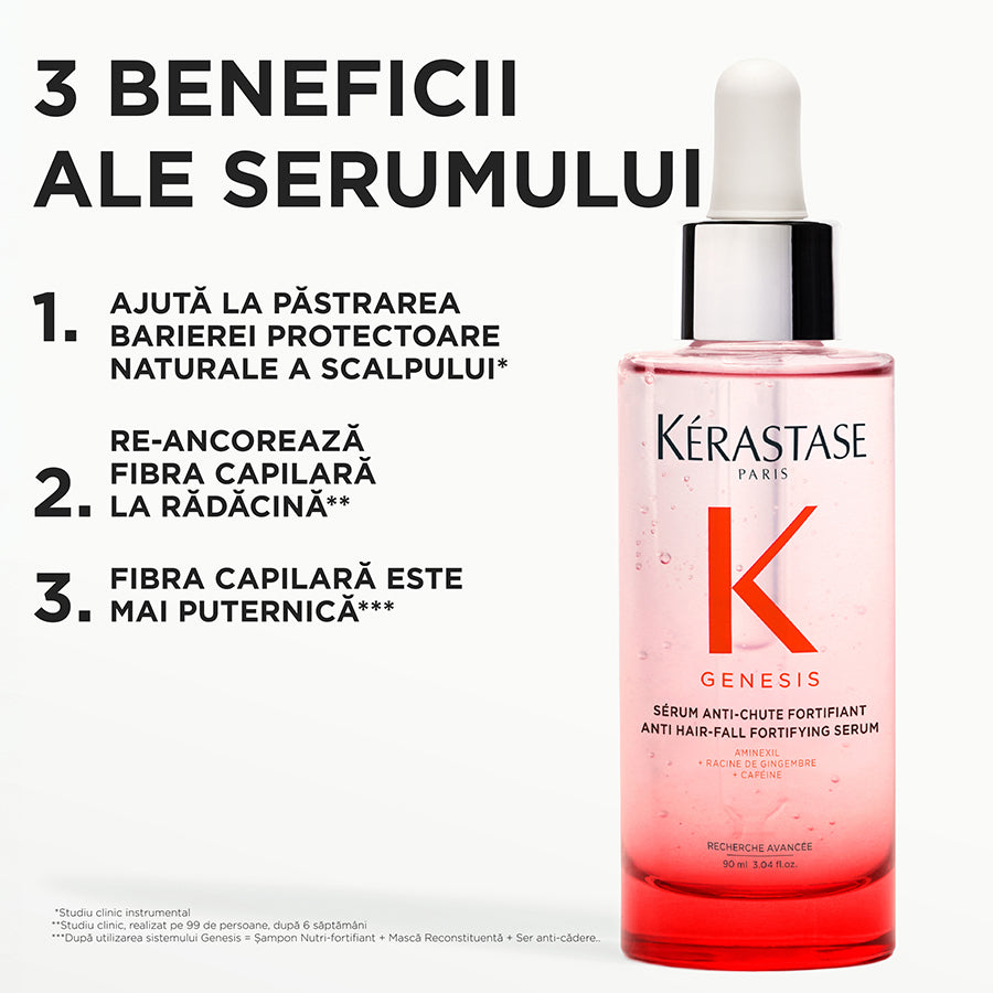 Kerastase Genesis Serum Anti-Chute Fortifiant pentru Scalp 90ml - Anticadere - Beauty Lounge