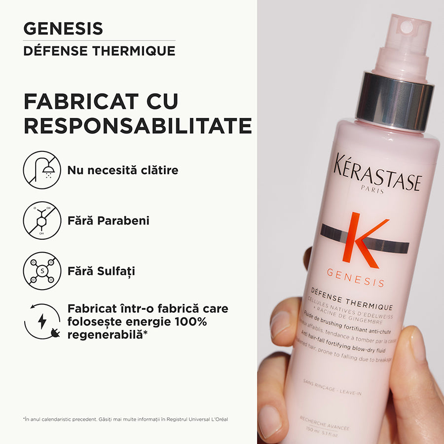 Kerastase Genesis Defense Thermique Fluide 150ml - Spray cu Protectie Termica - Beauty Lounge