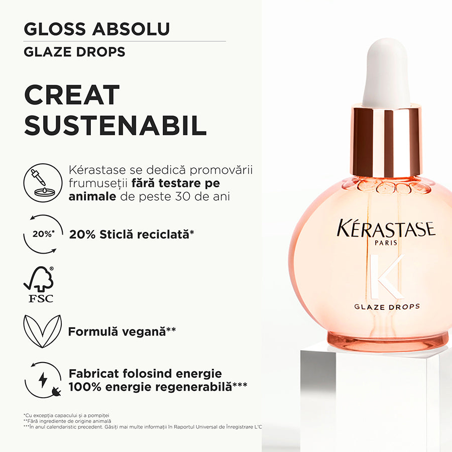 Kerastase Gloss Absolu Glaze Drops 45ml - Ulei Pentru Stralucire