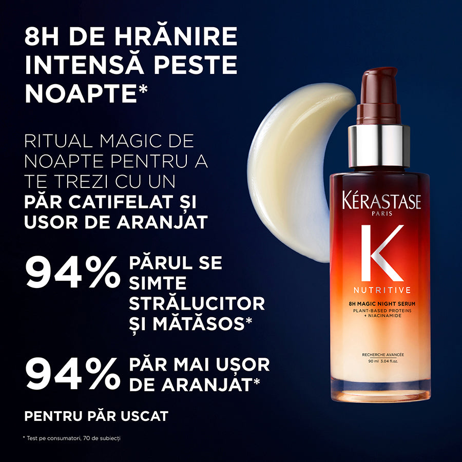 Kerastase Nutritive 8H Magic Night Serum pentru par Uscat 90ml - Hranire Intensa - Beauty Lounge