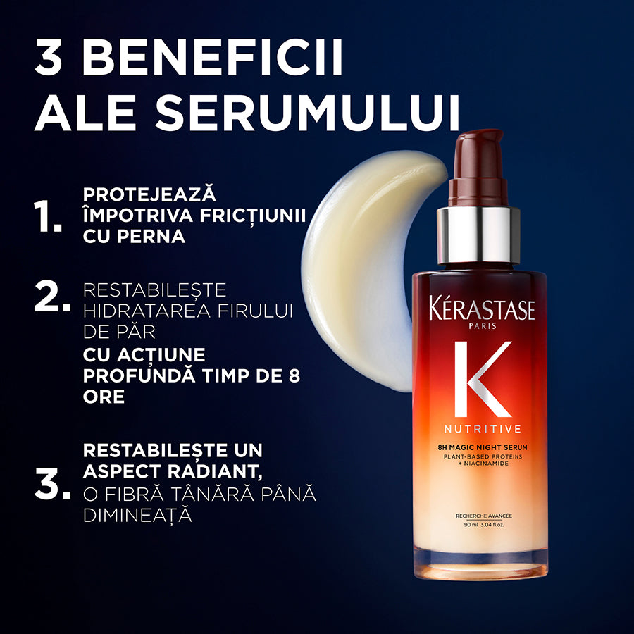 Kerastase Nutritive 8H Magic Night Serum pentru par Uscat 90ml - Hranire Intensa - Beauty Lounge