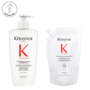Set Kerastase Premiere Bain Decalcifiant Reparateur - Sampon Reincarcabil 500ml si Rezerva 500ml