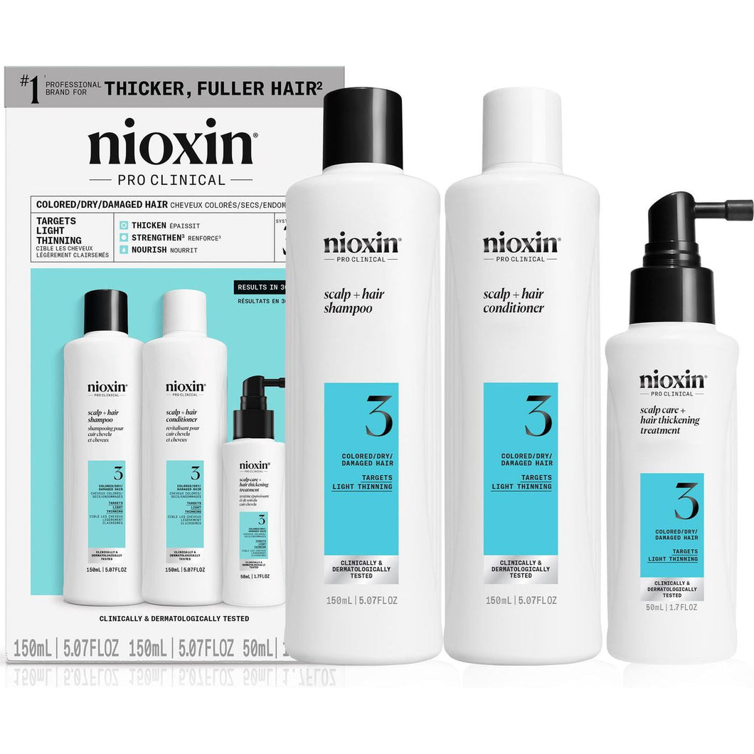 Nioxin System 3 Kit 150+150+50ml - Set Impotriva Caderii Parului