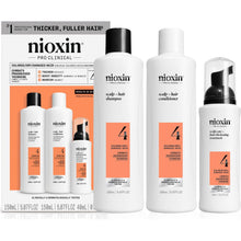 Încarcă imaginea în Galerie, Nioxin System 4 Kit 150+150+40ml - Set impotriva Caderii Parului
