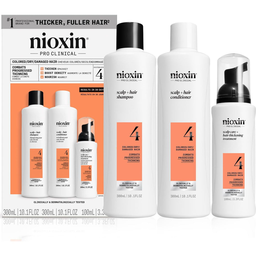 Nioxin System 4 Kit XL 300ml 300ml+100ml - Set Impotriva Caderii Parului