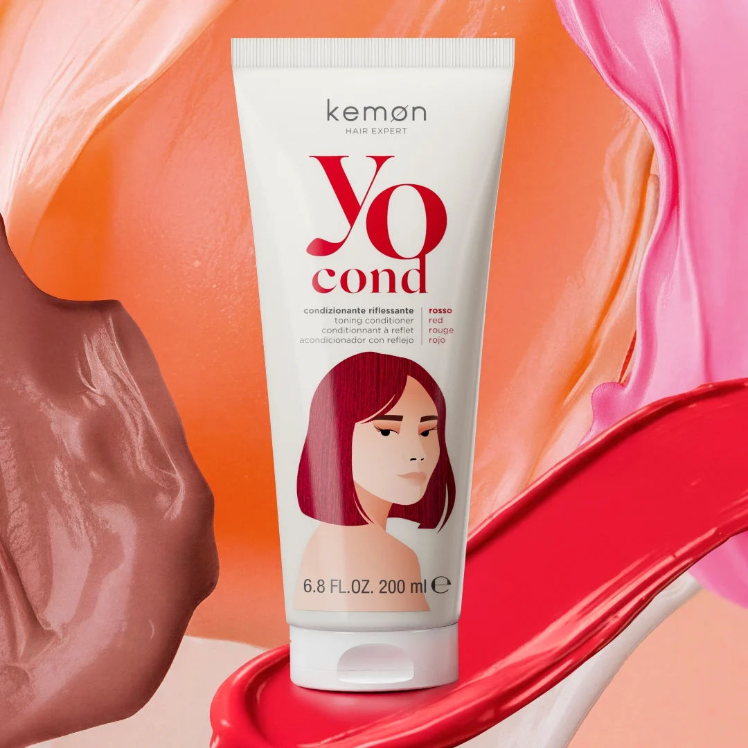 Kemon Yo Cond Red 200ml - Balsam Nuantator Pentru Par Saten si Roscat