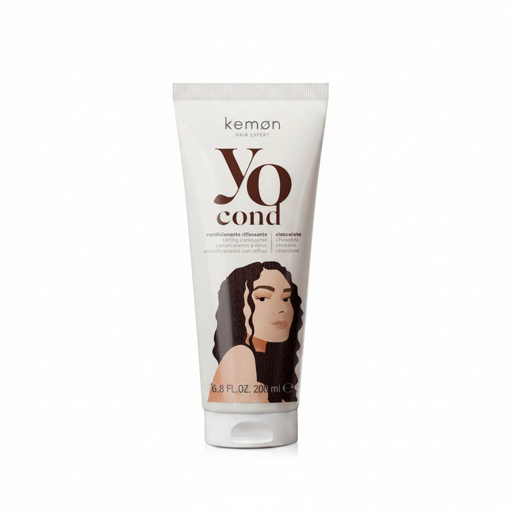 Kemon Yo Cond Chocolate 200ml - Balsam Nuantator Pentru Par Saten si Castaniu Inchis