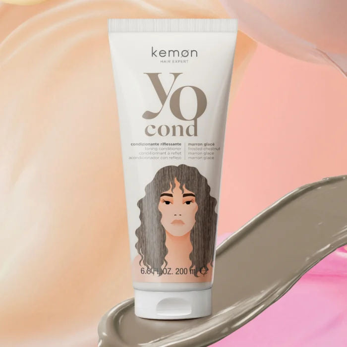Kemon Yo Cond Marron Glace 200ml -  Balsam Nuantator Pentru Par Saten si Castaniu