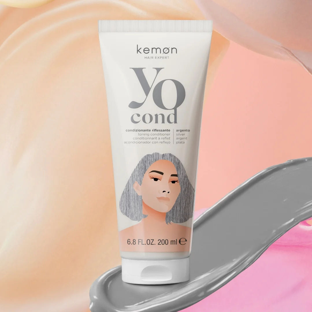 Kemon Yo Cond Silver 200ml - Balsam Nuantator Pentru Par Blond sau Decolorat
