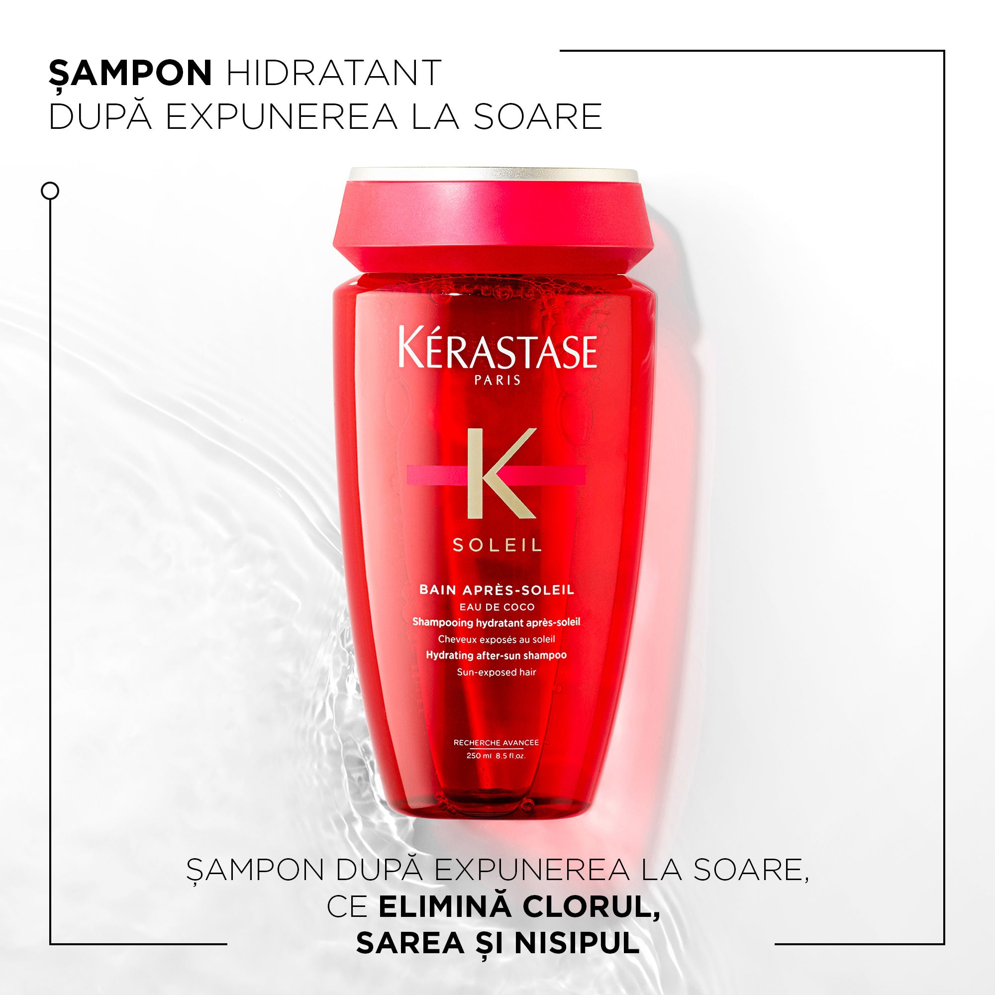 Kérastase Soleil Bain Après-Soleil 250ml - Sampon Hidratant Dupa Expunerea la Soare 