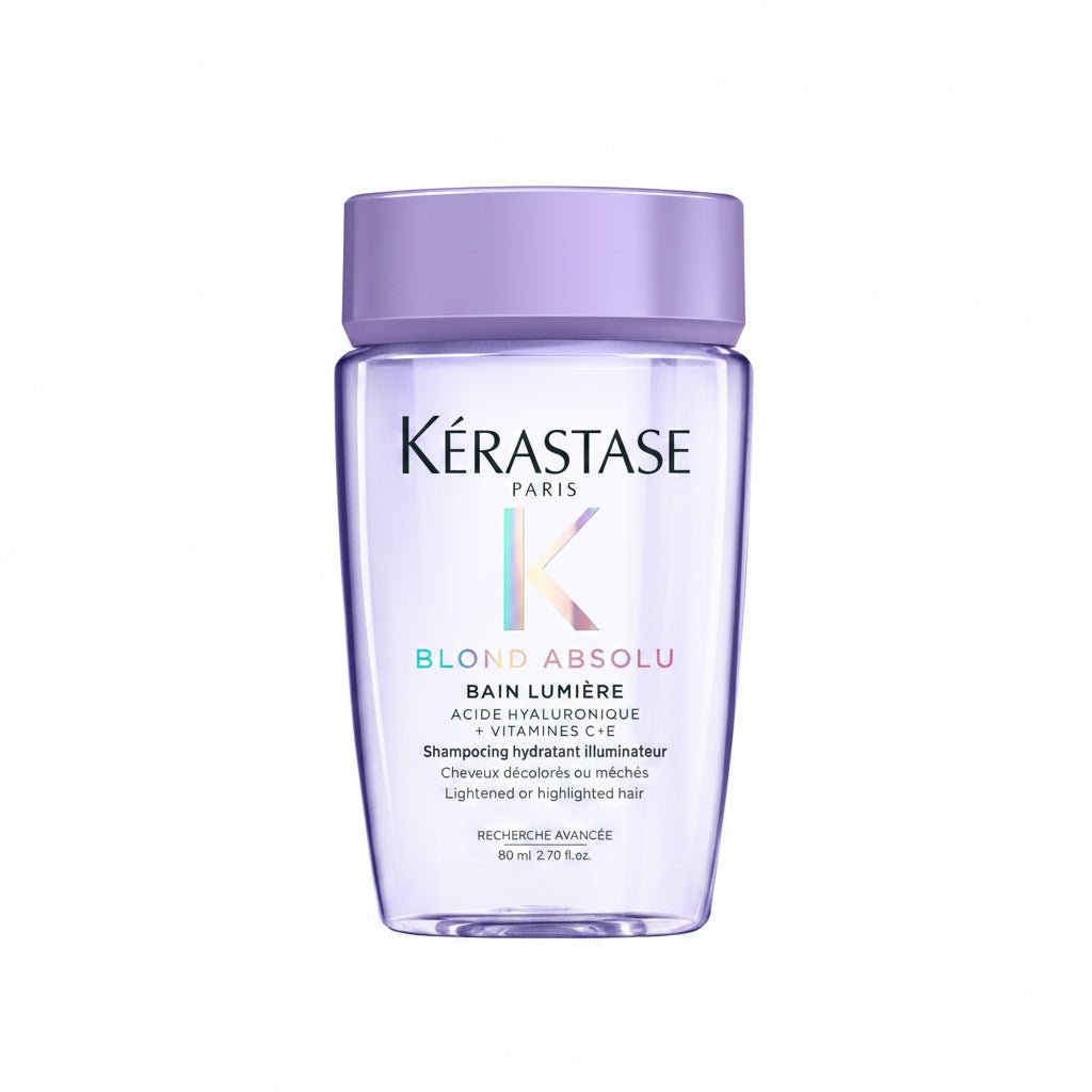 Kerastase Blond Absolu Bain Lumiere este un sampon hidratant si iluminator special creat pentru parul blond, decolorat sau cu suvite.
