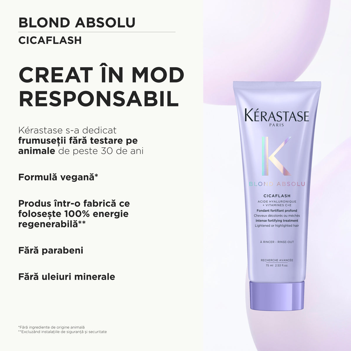 Kerastase Blond Absolu Cicaflash 75ml - Tratament Intens Fortifiant