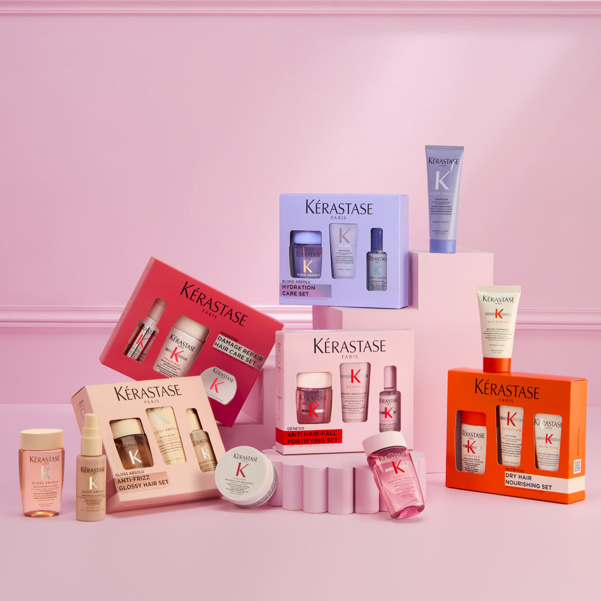 Kerastase Blond Absolu Discovery Set - Bain Lumiere 80ml + Fondant Cicaflash 75ml + Blonde Guard