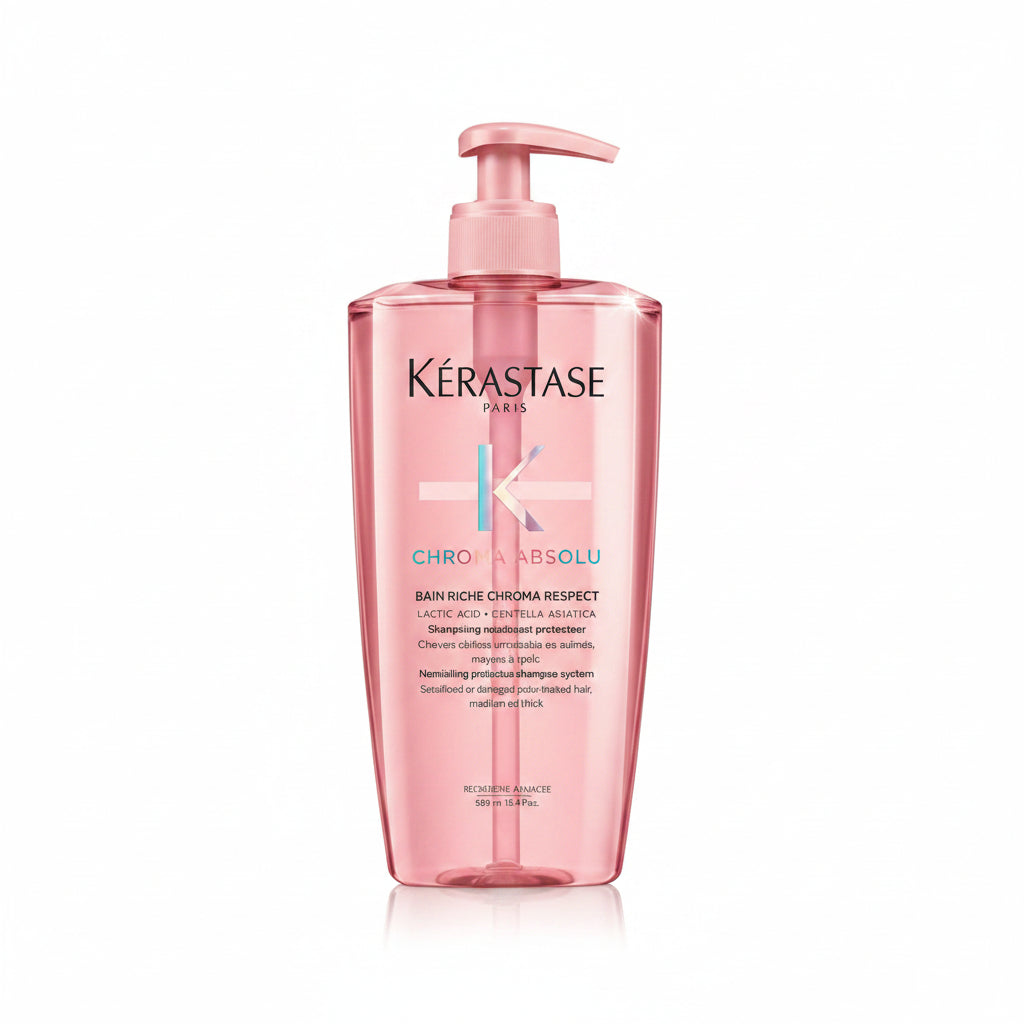 Kerastase Chroma Absolu Bain Riche - Sampon pentru Par Vopsit Sensibilizat Mediu si Gros 500ml - Beauty Lounge